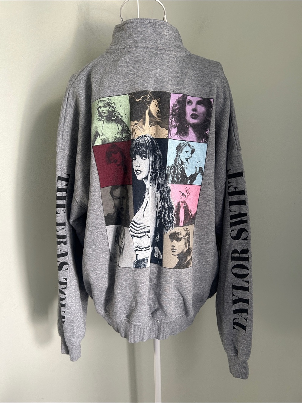 Taylor Swift women’s Zip-Up Pullover - Gray